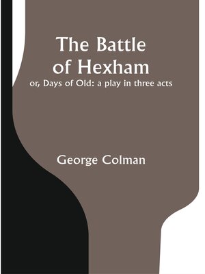 cover image of The Battle of Hexham